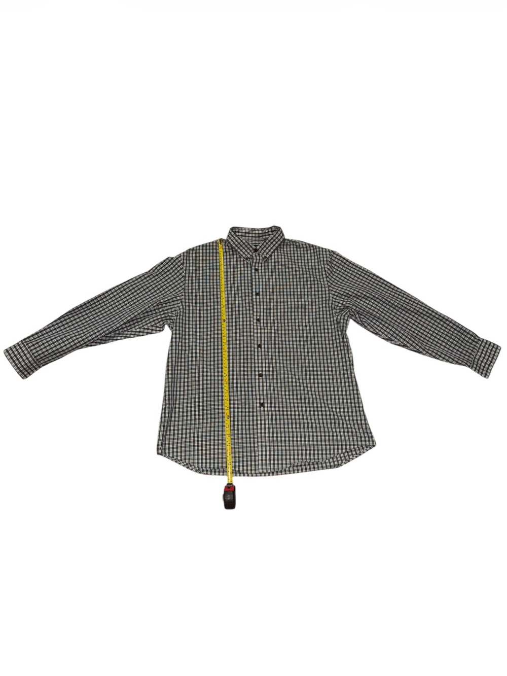 Arrow Blue and White Plaid Button-Down Shirt